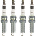 Set of 4 NGK Ruthenium HX Spark Plugs for Chevy Nissan (0.044" Gap)