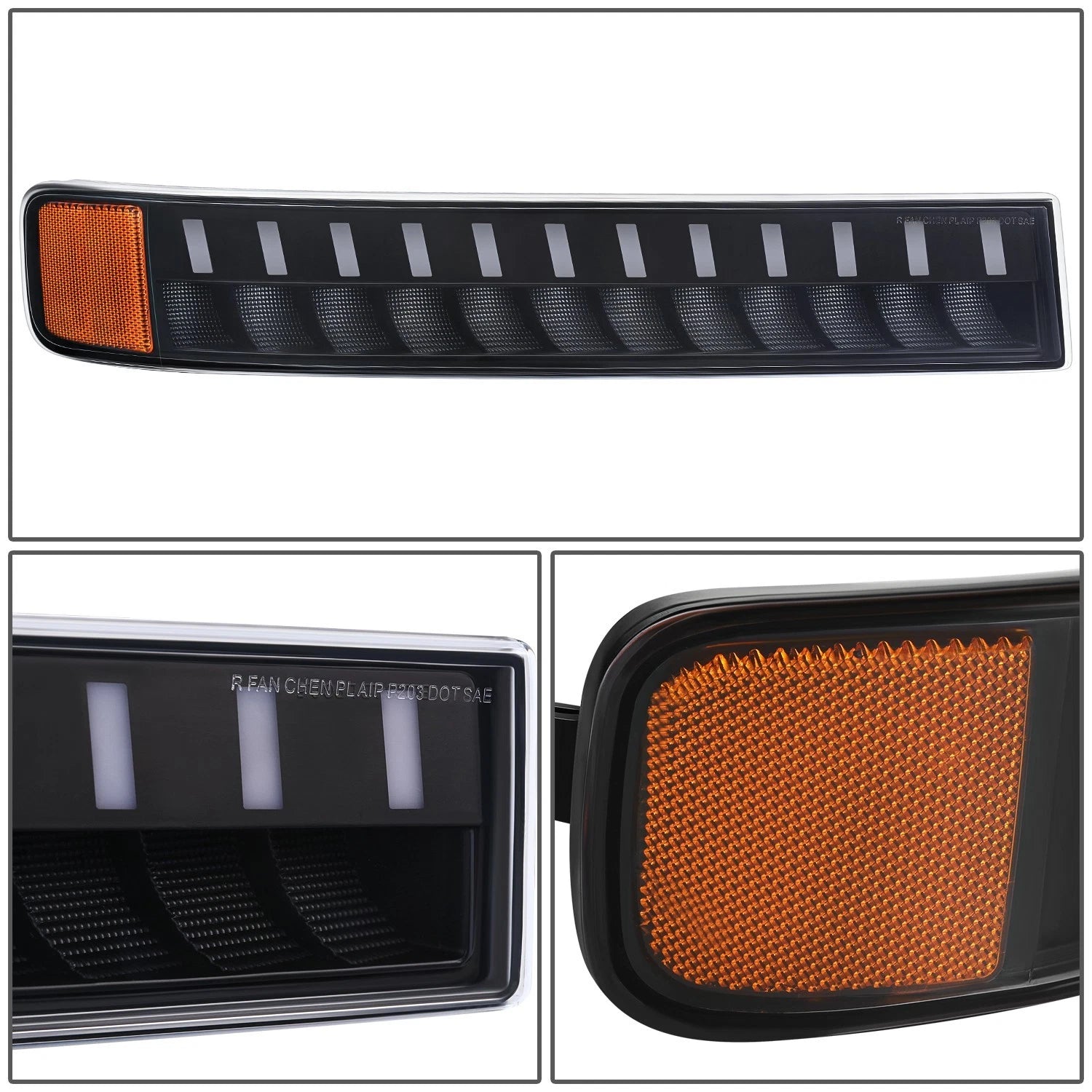 Sequential LED DRL Bumper Lights for Express Savana 1500-3500 (2003–2023)