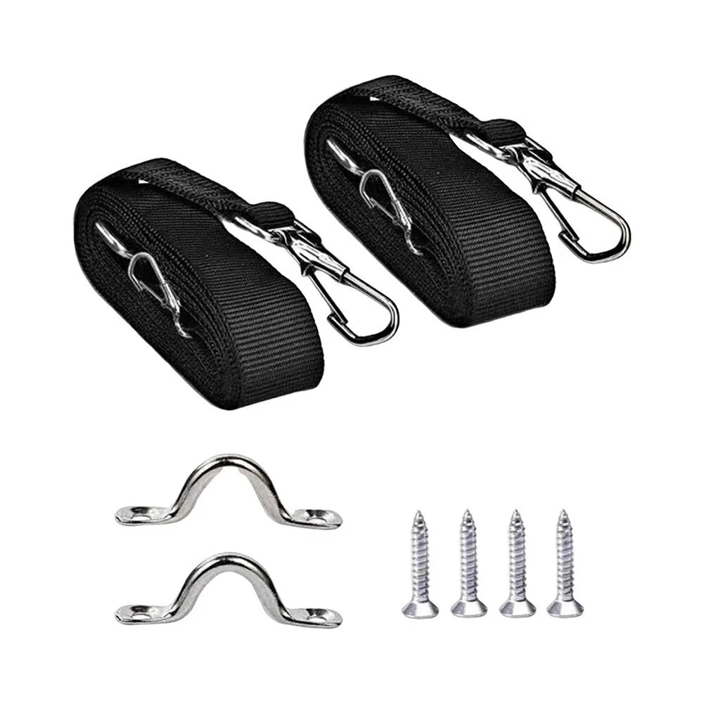 Adjustable Bimini Top Straps with Double End Snap Hook for Boat