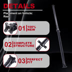 Rear Driveshaft Prop Shaft for Acura MDX (2001–2006) Honda Pilot (2003–2008) AWD