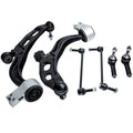 6 Pcs Front Lower Control Arm & Sway Bar for Lincoln MKT 2010 - 2012 AWD/FWD