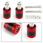 Set of 2 Red 7/8" 22mm Handle Bar Ends Vibration Reducing Plugs