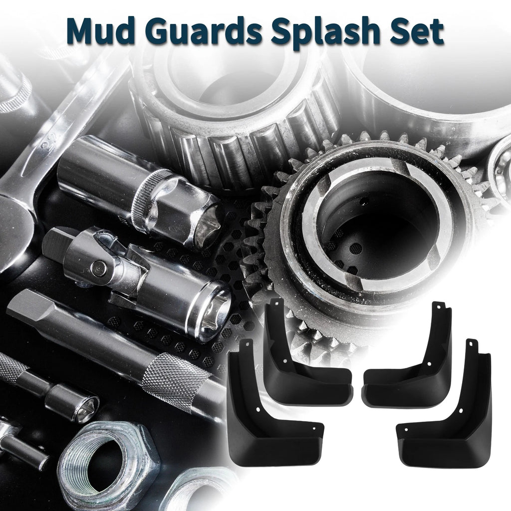 Set of 4 Mud Flaps Splash Guards for Volkswagen Golf Sportsvan (2016–2018)