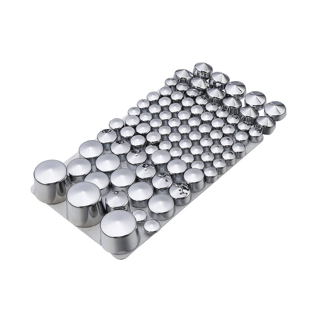 Chrome Bolt Toppers Caps for Harley Softail Twin Cam (1984–2006)