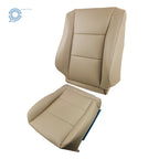 Set of 2 Front Seat Covers for Toyota Land Cruiser (1998–2007) Leather Tan