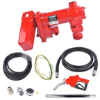25 GPM 12V Fuel Transfer Pump with Automatic Nozzle Kit for
