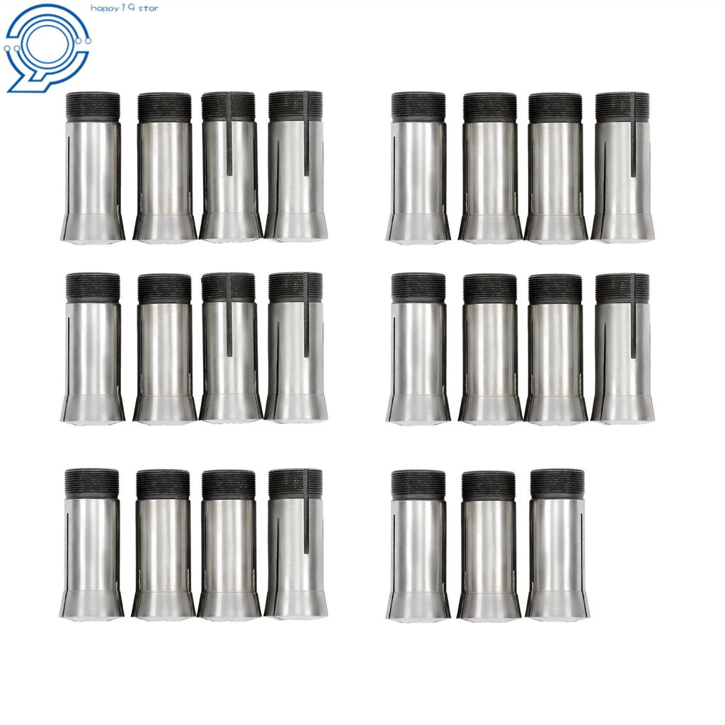 Set of 23 Metric 5C Collets 3mm-25mm for Precision Machining