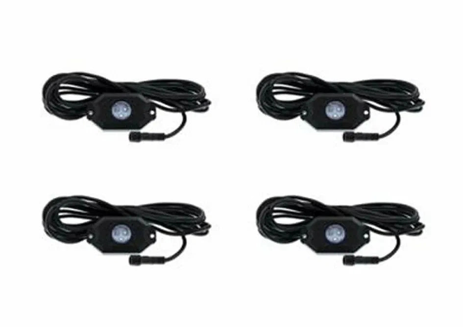 Bluetooth RGB App-Control LED Rock Light Kit 500 Lumen for Universal Use