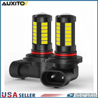 2X AUXITO 9145 LED Fog Light Bulbs for Ford F-150 F-250 F-350 (2015–2023)