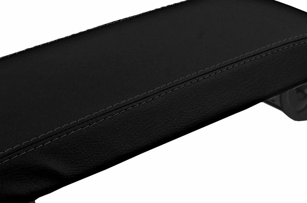 Leather Console Lid Pull Over Cover for Lincoln MKZ (2013–2016) Black
