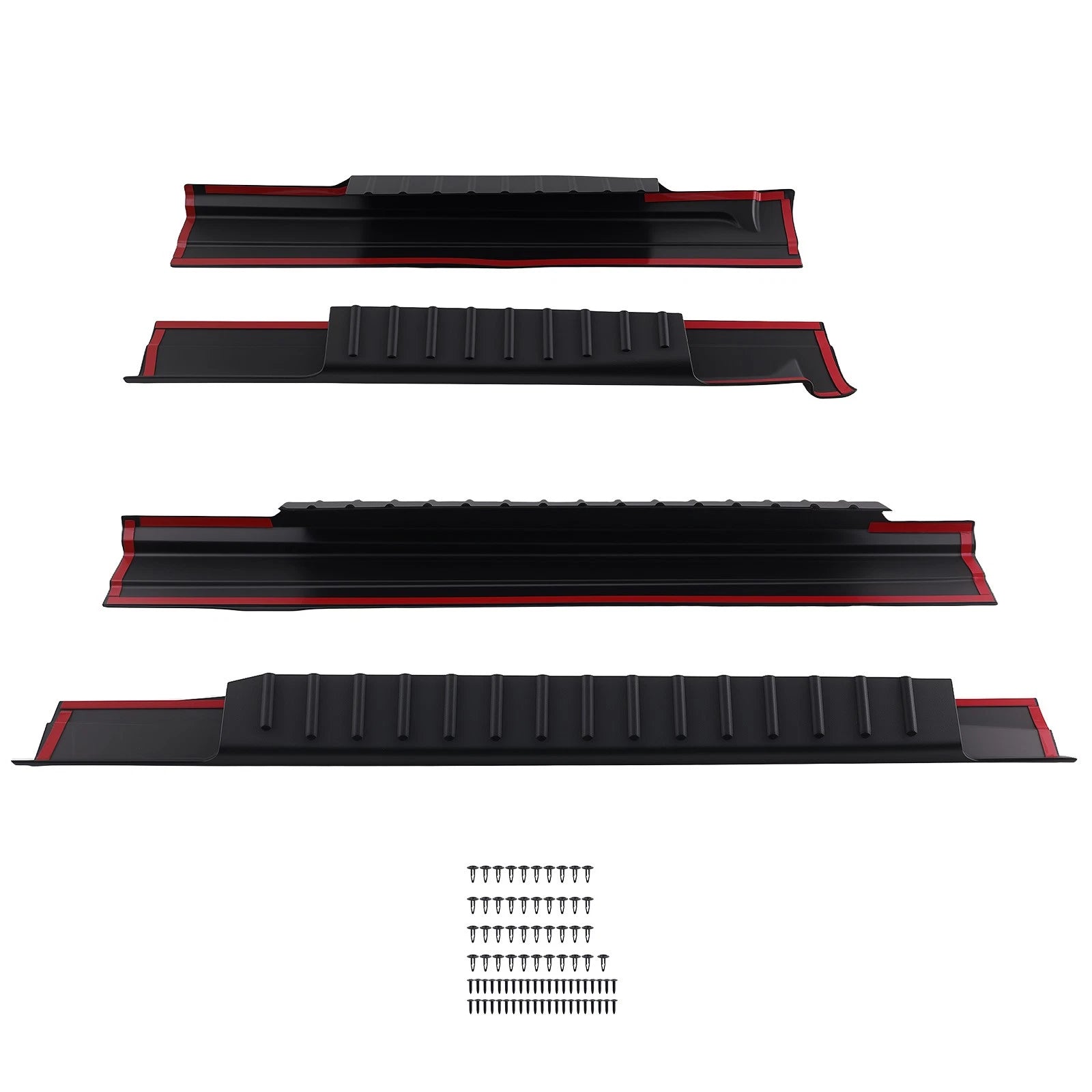 Set of 4 Rocker Panels for Ford F150 (2009–2014) Crew Cab Pickup