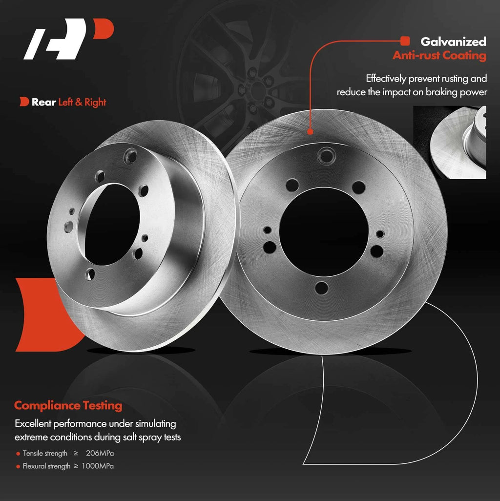 Rear Brake Rotors & Pads for Chrysler Sebring (2007–2010)