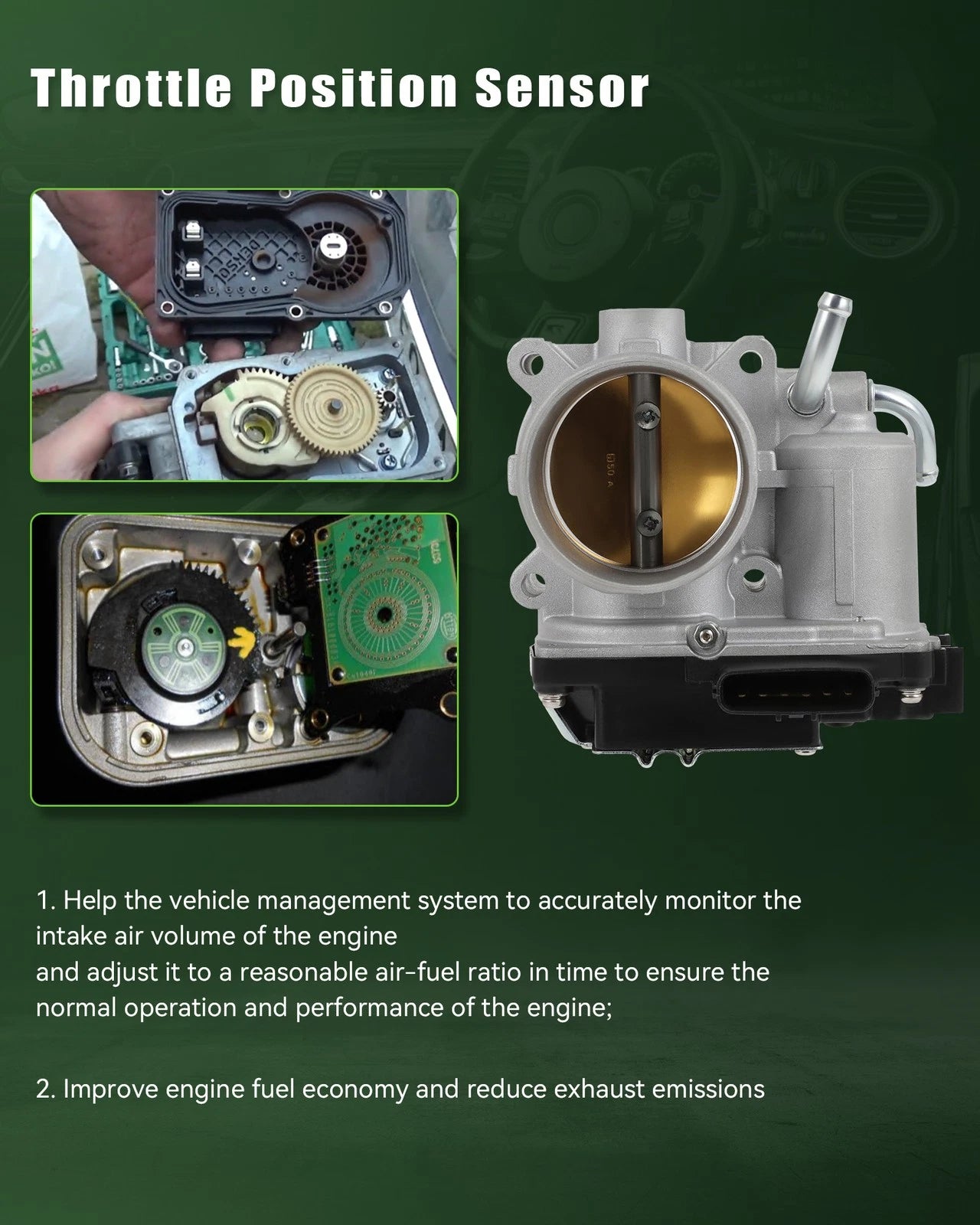 Throttle Body for Mitsubishi Lancer Outlander RVR 2.4L 2008-2012 2.0L 2011-2012