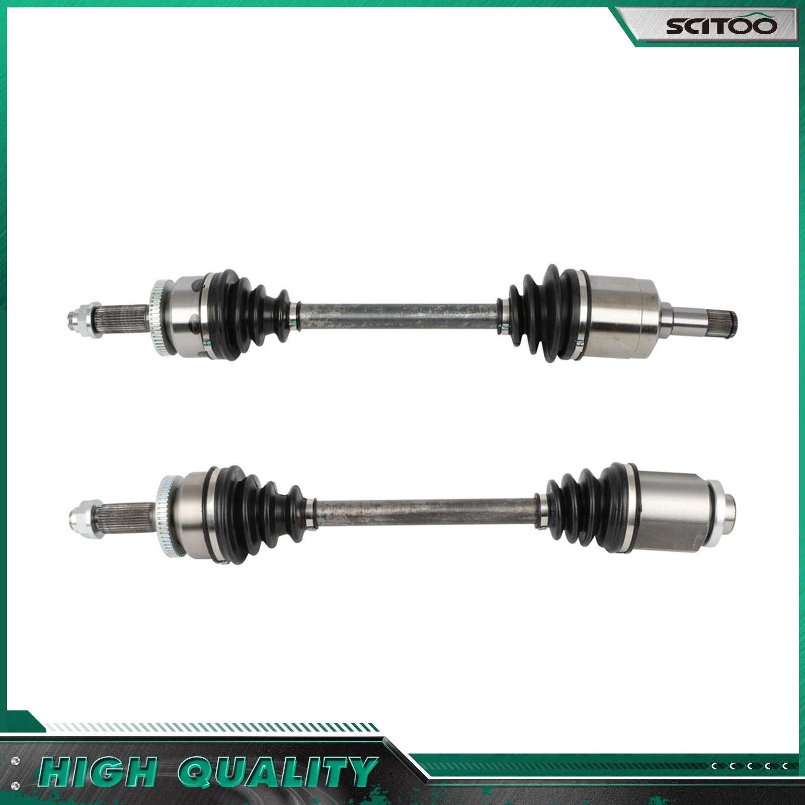 Set of 2 CV Axles for Kia Sedona (2006–2009) & Hyundai Entourage (2007–2008) 3.8L