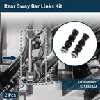 Set of 2 Rear Stabilizer Bar Links for Dodge Caliber (2010–2012) No. 5151803AA