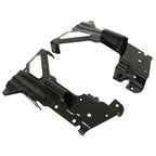 Set of 2 Black Front Bumper Inner Side Brackets for Chevrolet Silverado 1500 (2016–2018)