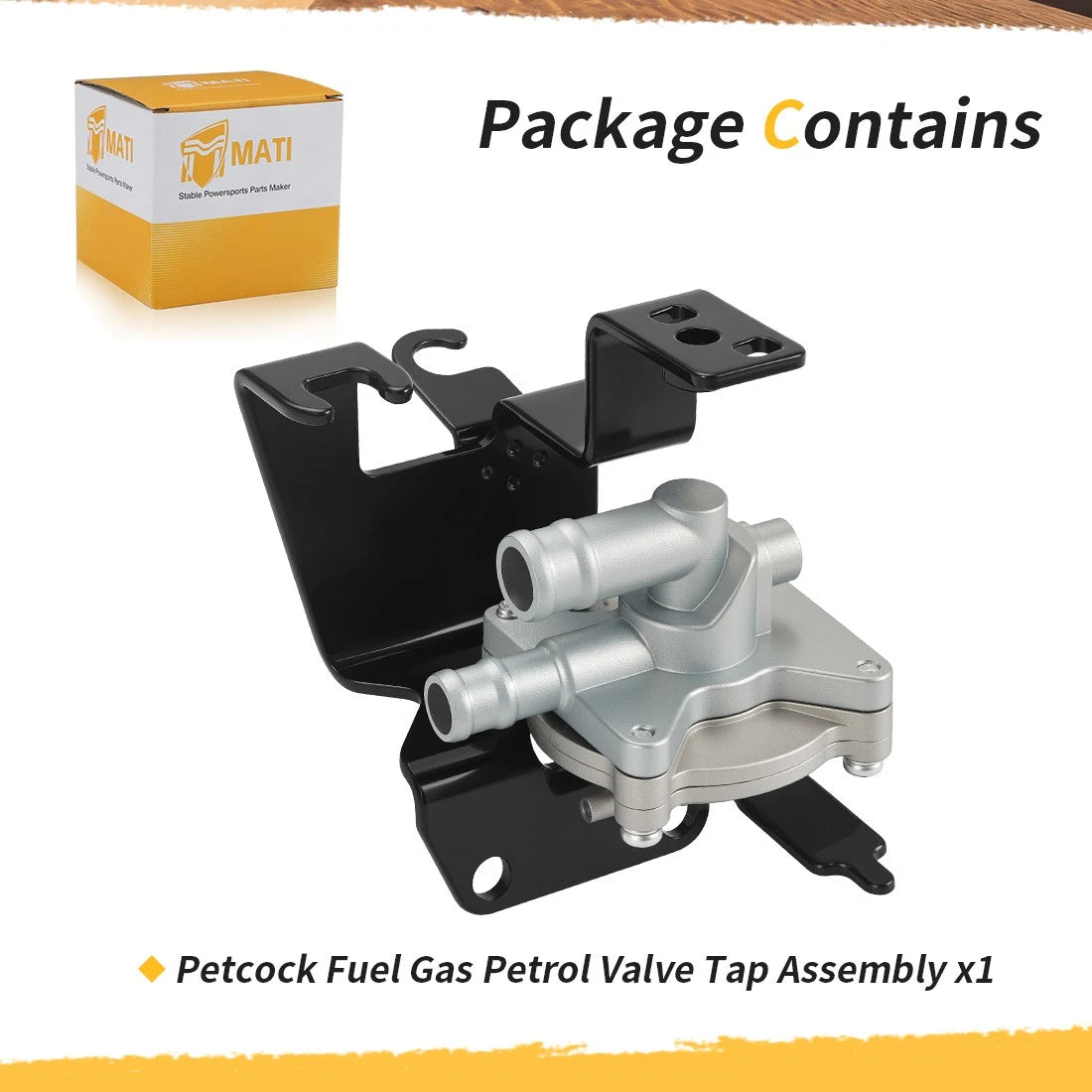 Fuel Gas Petcock Valve Assembly for Honda Shadow VT600C (1983–1985)