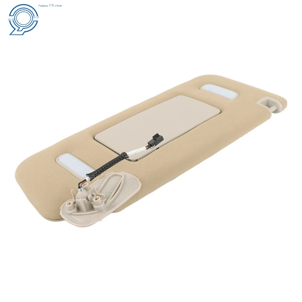 Passenger Right Side Sun Visor for Silverado Sierra Tahoe Yukon (2007-2014) Beige