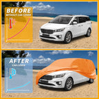 Waterproof Car Cover for Kia Carnival (210D-PU, Orange)