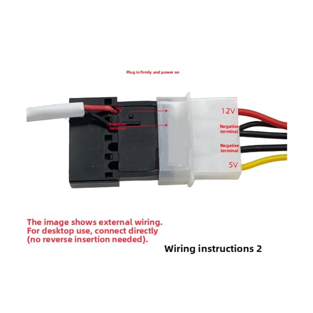 Watercooled Computer System LED Thermometer & 3-Way Flow Meter Device