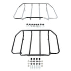 Chrome/Black Trunk Top Luggage Rack for Harley Touring (1984–2024)
