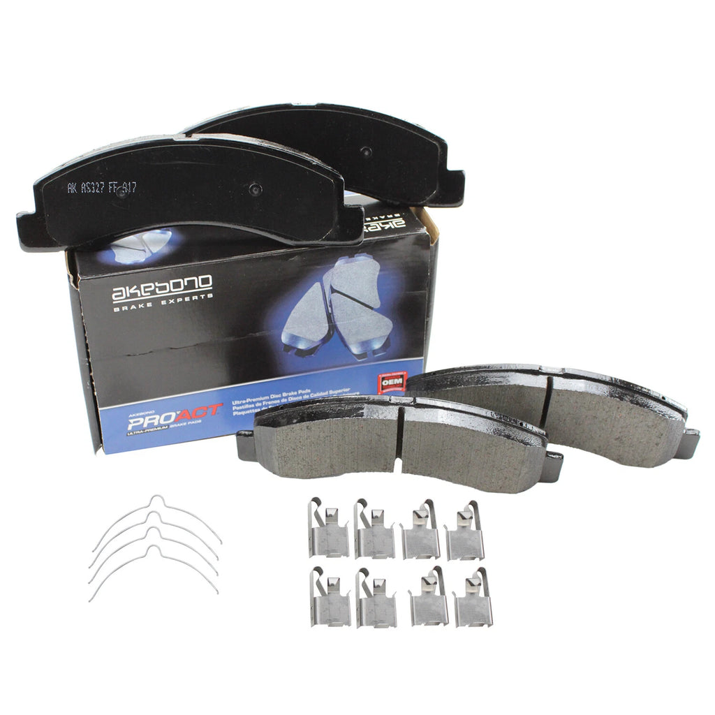 Akebono ProACT Front Ceramic Brake Pads for Ford Excursion F-250/350 (2000–2005)