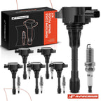Set of 6 Ignition Coils & Spark Plugs for Nissan 370Z (2009–2020)