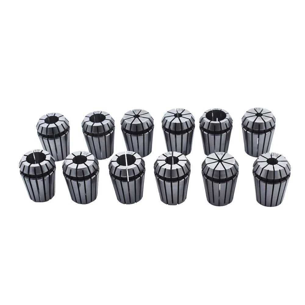 12Pc Spring Collet Set for CNC Milling Lathe Engraving Machine