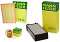 2X Mann Oil Air Carbon Cabin Filter Service Kit for BMW E70 X5 (2007–2010)