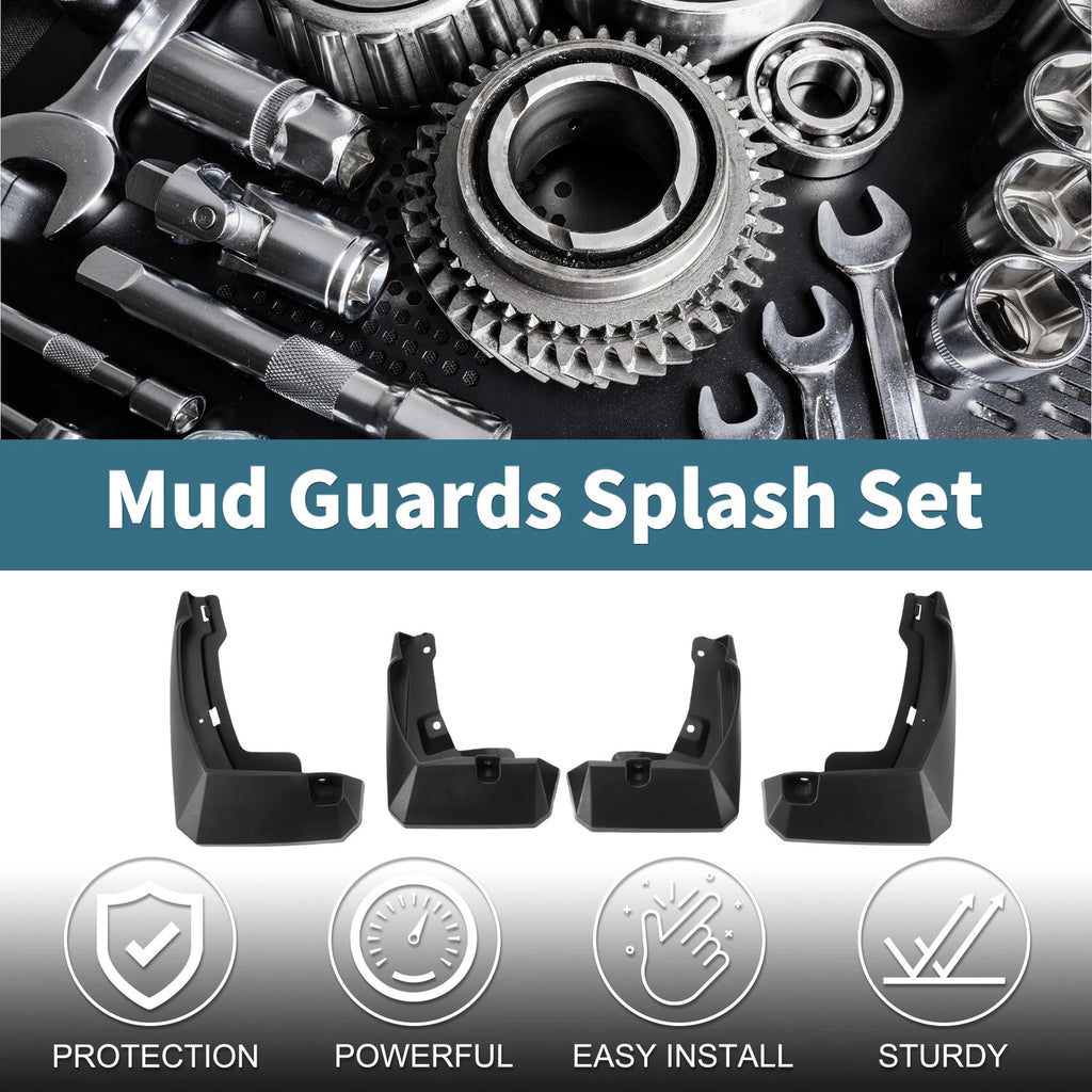 Set of 4 Mud Flaps Splash Guards for Toyota Harrier (2021–2023)