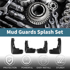 Set of 4 Mud Flaps Splash Guards for Toyota Harrier (2021–2023)
