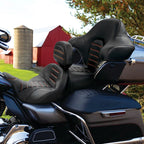 Seat Backrest Pad for Harley Touring Street Glide (2014–2023)