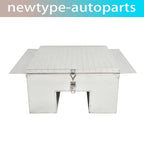 Diamond Tread Aluminum In-Frame Tool Box for Trucks (22"x24"x12")