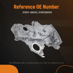 Aluminum Oil Pump for Kia Soul L4 1.6L (2010–2011) 213502B000