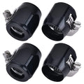 Set of 4 Rubber Hose Clamps for Fuel/Gas/Oil Hose
