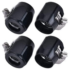 Set of 4 Rubber Hose Clamps for Fuel/Gas/Oil Hose