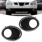 2 x Left+Right Fog Light Lamp Cover Bezel Trim for Nissan Qashqai (2014–2017)