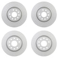 Disc Brake Rotors Kit for Audi A3 Q3, VW CC Eos GTI Jetta (2010–2019)