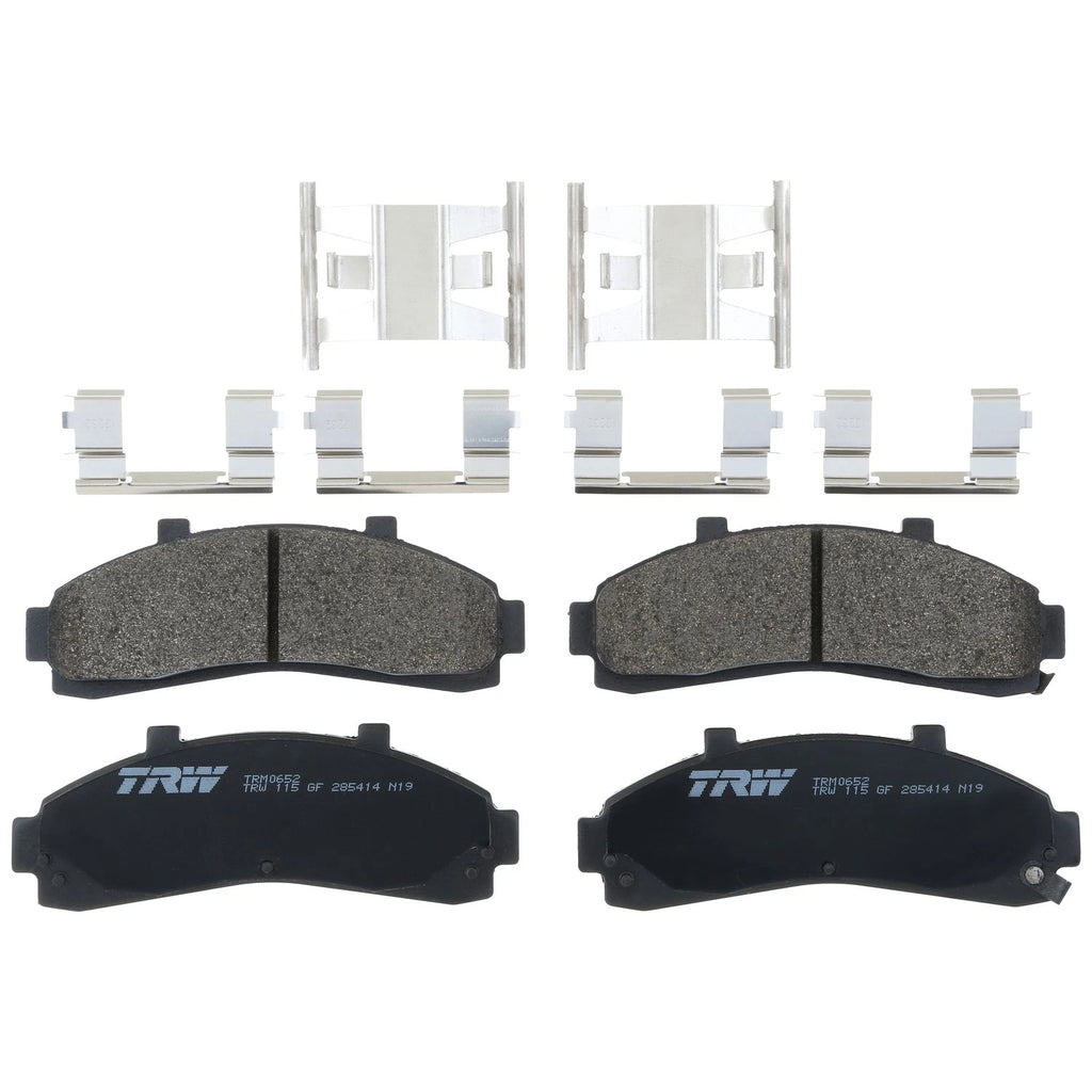 Front Rotors & TRW Pro Metallic Brake Pads Kit for B2300 Explorer Ranger (1998–2000)