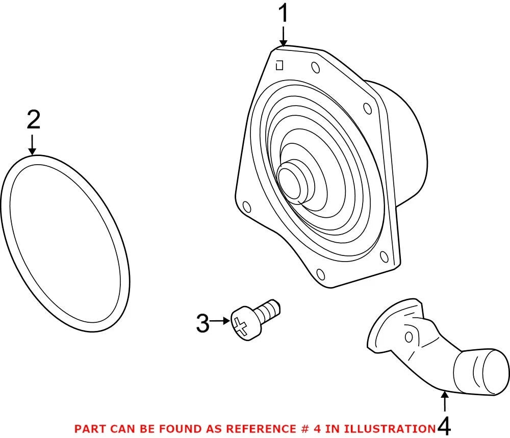 Engine Coolant Thermostat Kit for Chrysler 300 (68148113AA)