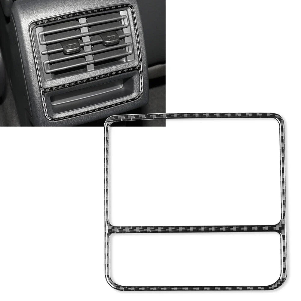 Carbon Look Rear Seat Air Vent Outlet Trim for VW Golf 8 (2021-2023)