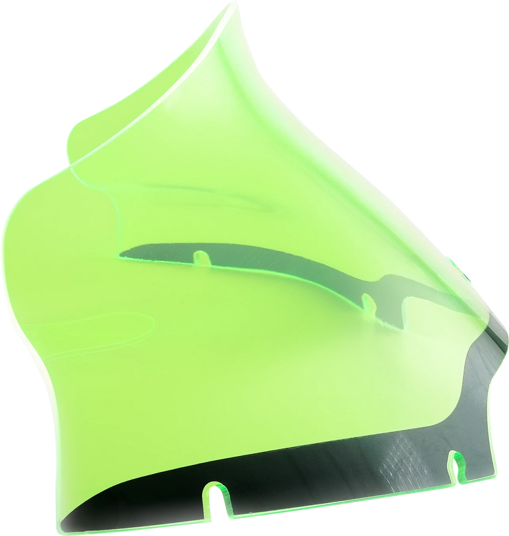 Klock Werks 9" Kolor Flare Windshield for FLTR (KWW-01-0636) - Green Ice
