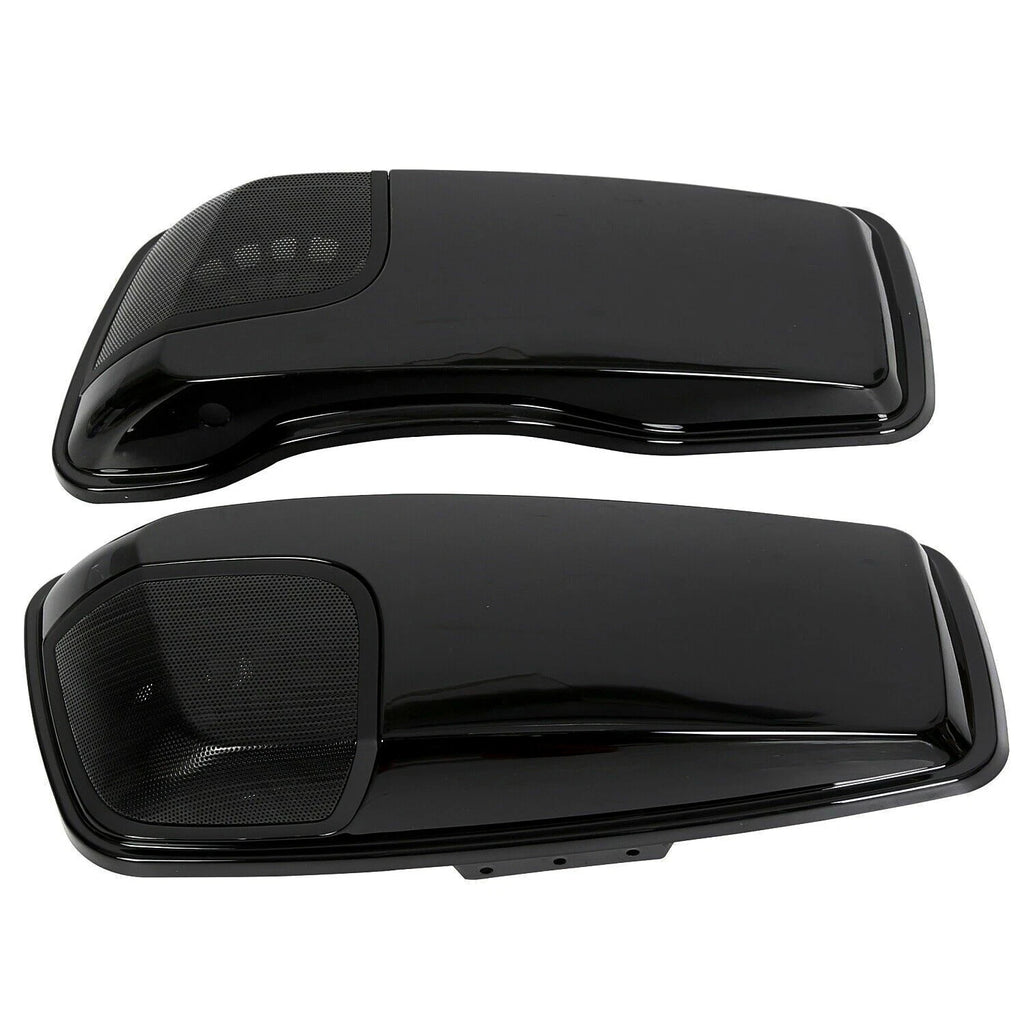 Saddlebag Lids with Speaker Cutouts for Harley Touring Road King Glide (2014–2024)