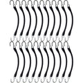 Set of 20 9" Heavy Duty Rubber Tarp Straps & Bungees for Multiple Uses