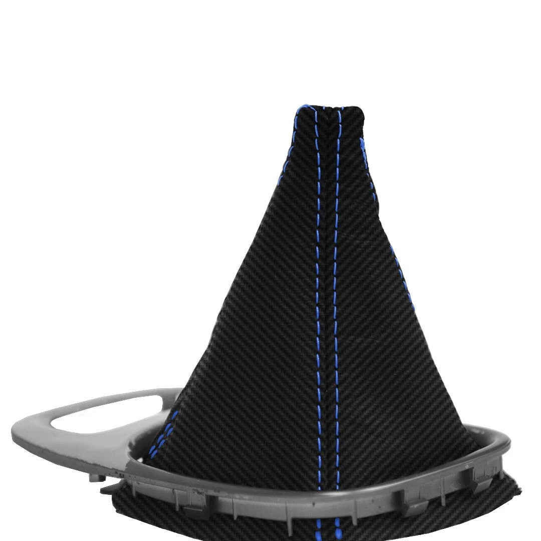 Manual Shift Boot for Honda S2000 (2003–2009) Carbon Fiber Blue Stitch