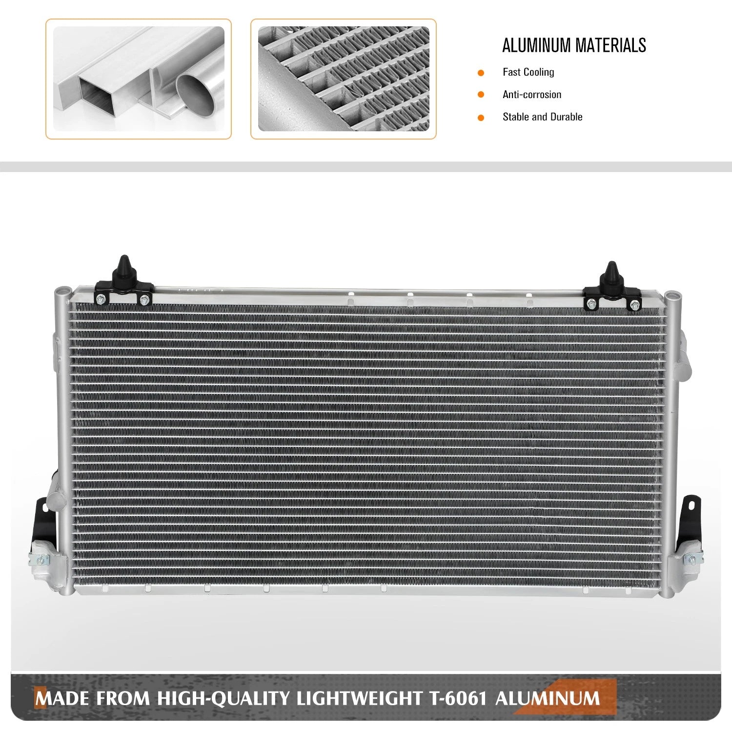 A/C Condenser for Toyota Tundra (2000–2006) OE Style Aluminum Core