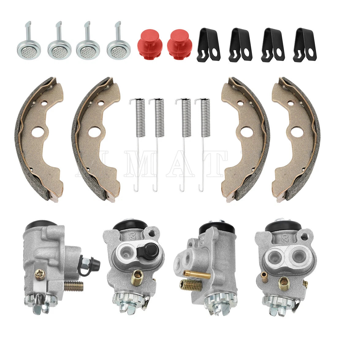 Front Brake Wheel Cylinder Shoe Pin Kit for Honda Foreman TRX450 (1998–2004)