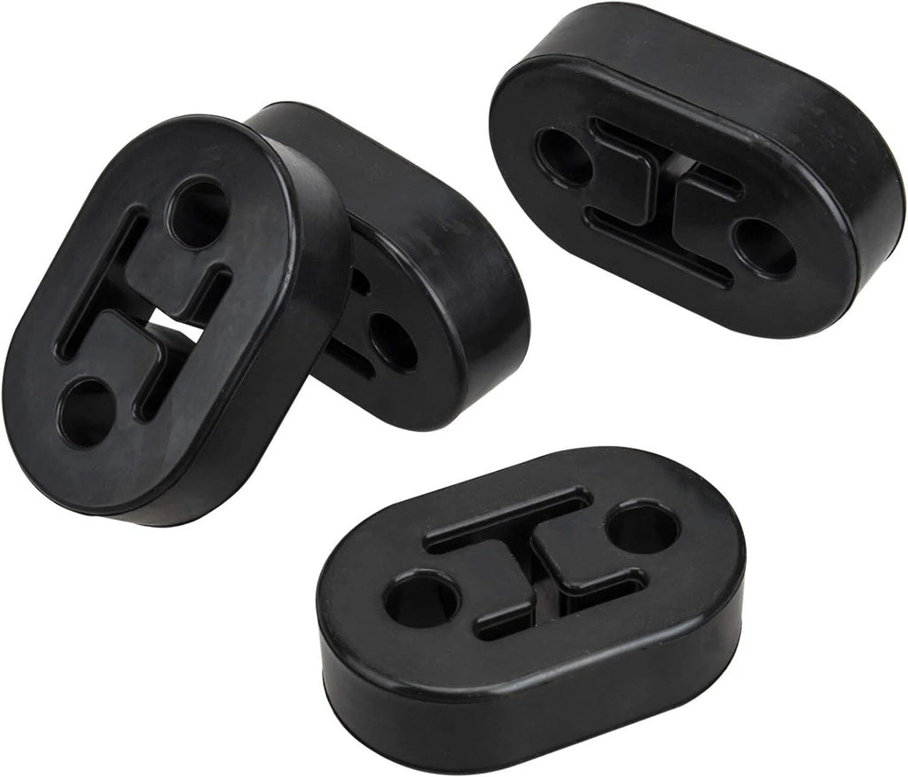 Set of 4 Rubber Exhaust Tail Pipe Mount Bracket Hanger Bushing Insulator