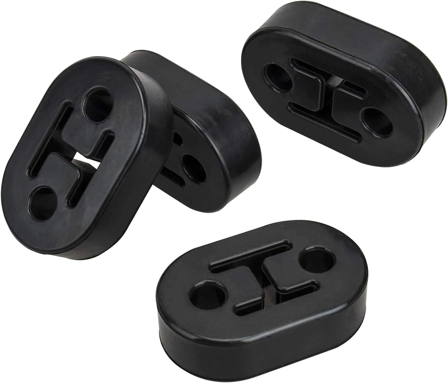 Set of 4 Rubber Exhaust Tail Pipe Mount Bracket Hanger Bushing Insulator