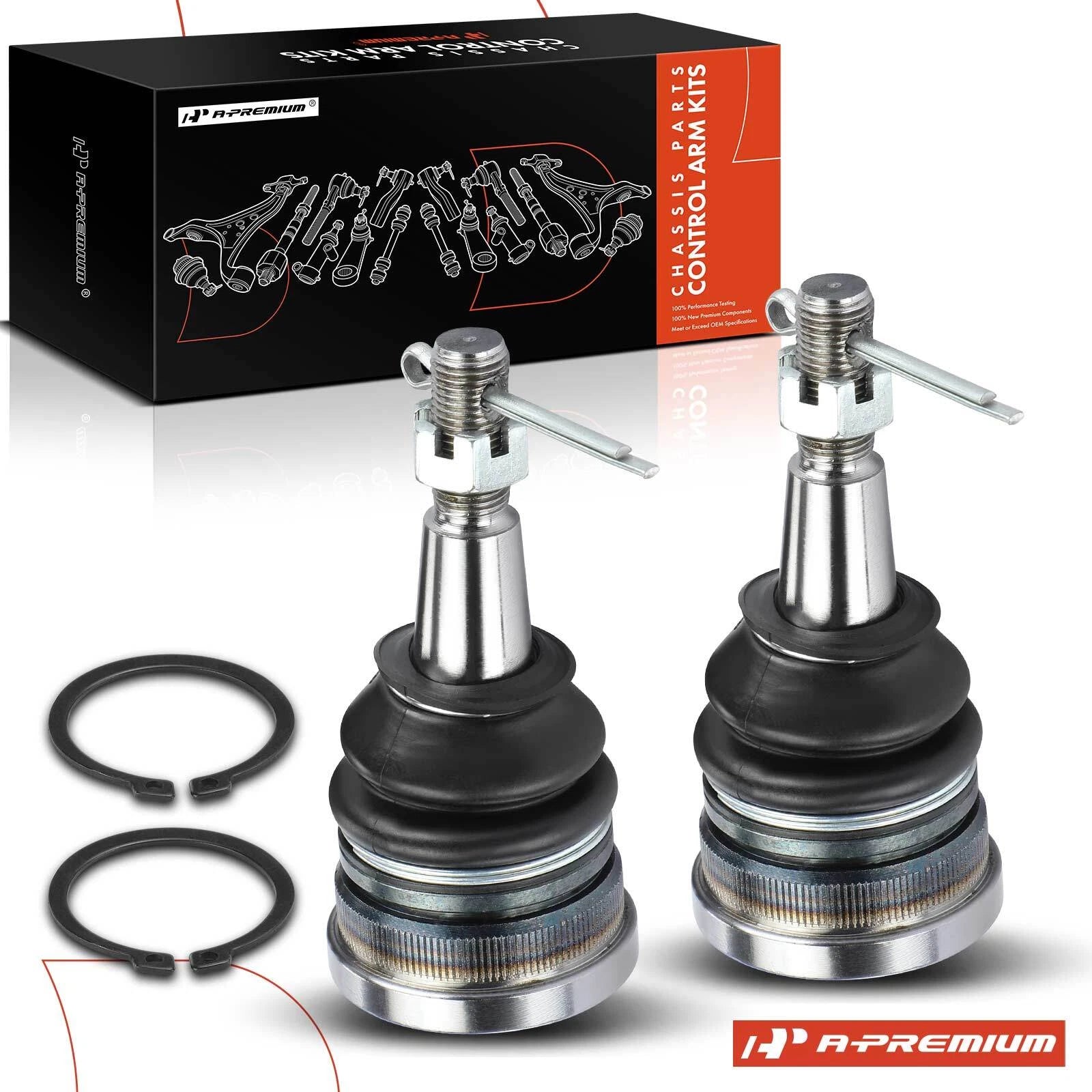 2X Front Upper Control Arms with Ball Joint for Chevrolet Silverado 1500 GMC Sierra
